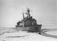 Пограничный сторожевой корабль "Нева", начало 1980-х годов