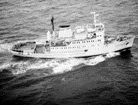 Исследовательское судно ВМФ пр. 97Б "Владимир Каврайский", 1991 год