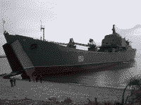 Большой десантный корабль "Саратов", мыс Малый Утриш, 13 марта 2008 года 14:00