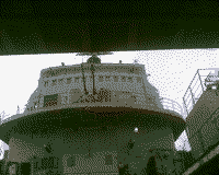 Большой десантный корабль "Орск" в ремонте в Туапсе, 2007 год