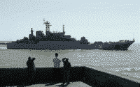БДК "Калининград" отправился на военно-морские учения НАТО "Балтопс - 2004", 2 июня 2004 года 10:06