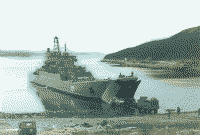 Большой десантный корабль "БДК-182", 1990-е годы