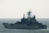 Большие десантные корабли "Ямал" выходит из Севастополя, 12 марта 2007 года 10:35