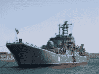 Большой десантный корабль "Ямал" в Севастополе, 5 мая 2008 год 11:34