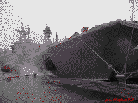 Большой десантный корабль "Александр Шабалин" в Балтийске, 26 января 2008 года 14:48