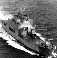 Большой десантный корабль "Иван Рогов", май 1982 года