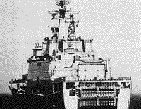 Большой десантный корабль "Иван Рогов", апрель 1983 года