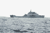 Большой десантный корабль "Иван Рогов" в Тихом океане, 1979 год