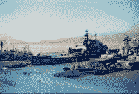 Большой десантный корабль "Митрофан Москаленко" в Североморске, зима 1996-1997 годов
