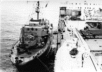Морской тральщик "МТ-68" в Средиземном море