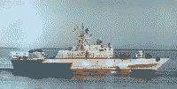 Малый противолодочный корабль "Александр Кунахович" после модернизации, 1990-е годы