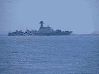 Малый артиллерийский корабль "Астрахань" на испытаниях в проливе Бьеркёзунд, 20 мая 2006 года
