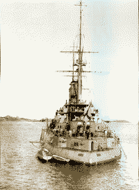 Линейный корабль "Слава" на рейде, 1912-1913 годы