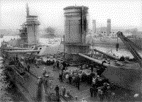 Линейный корабль "Гангут". Последние дни перед уходом из Санкт-Петербурга в Кронштадт, лето 1914 года