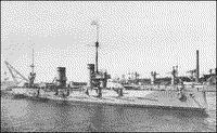 Линейный корабль "Гангут" на Неве, 10 июля 1914 года