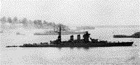 Линейные корабли "Джулио Чезаре", "Литторио", "Витторио Венето" и крейсер "Гориция", июнь 1940 года