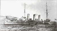 Крейсер "Олег" после ремонта, 1908-1910 годы