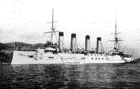 Броненосный крейсер "Баян" в Тулоне, 1902 год