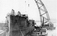 Броненосный крейсер "Баян" во время достройки, 1908 год