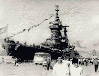 Крейсер "Михаил Кутузов" в Новороссийске, 14 сентября 1968 года