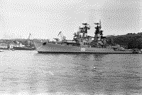 Ракетный крейсер "Адмирал Головко" в Севастополе до модернизации, начало 1980-х годов