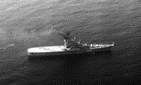 Противолодочный крейсер "Москва" в Средиземном море, 1991 год