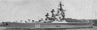 Противолодочный крейсер "Ленинград" у берегов Турции, август 1979 года