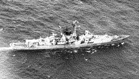 Ракетный крейсер "Вице-адмирал Дрозд", февраль 1986 года