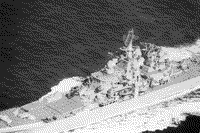 Тяжелый атомный ракетный крейсер "Киров" в районе Бермудских островов, 6 октября 1987 года