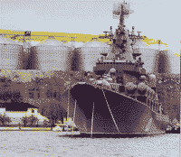 Ракетный крейсер "Москва", 2004 год