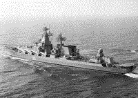 Ракетный крейсер "Слава", 1983 год