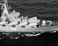 Ракетный крейсер "Слава", 6 января 1988 года