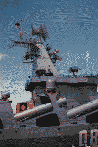 Ракетный крейсер "Маршал Устинов" в Норфолке (США), 23 июля 1989 года