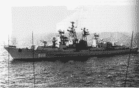 Большой противолодочный корабль "Смышленый" на боевой службе, 1968 год