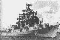 Большой противолодочный корабль "Образцовый" на Неве, 1967 год