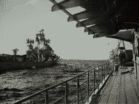 Заправка БПК "Славный" и СКР "Сильный", Средиземное море 1978 год