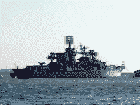 Большой противолодочный корабль "Керчь" в Севастополе, 23 июля 2004 года 18:37