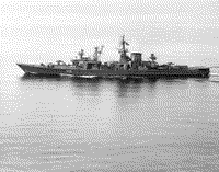 БПК "Николаев" в Японском море после столкновения с БПК "Строгий", 16 июля 1986 года