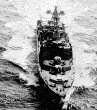 Большой противолодочный корабль"Удалой", март 1983 года