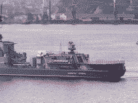 Большой противолодочный корабль "Адмирал Трибуц", швартовка к 33 причалу в бухте Золотой Рог, 18 июня 2008 года 12:10