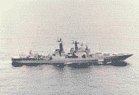 Большой противолодочный корабль "Адмирал Пантелеев", август 1995 года