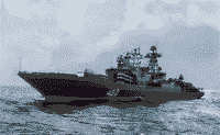 Большой противолодочный корабль "Адмирал Чабаненко" на испытаниях, 1997-1998 годы
