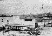 Канонерская лодка "Донец" в Батуме, 1912-1914 годы