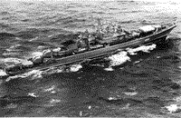Сторожевой корабль "Порывистый" в Индийском океане, 1984 год