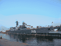 Сторожевой корабль "Неустрашимый" на Неве, 25 сентября 2006 года