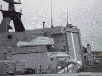 Сторожевой корабль "Стерегущий" на Неве, 20 июля 2008 год 17:53