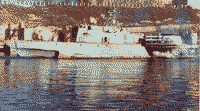Малый противолодочный корабль "МПК-215" в Севастополе, 1990-е годы